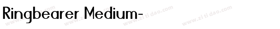 Ringbearer Medium字体转换